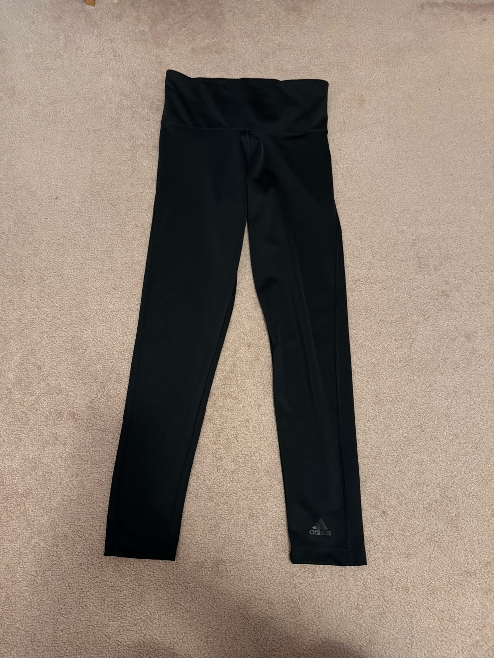 adidas Climalite Black High-Waist Performance Leggings